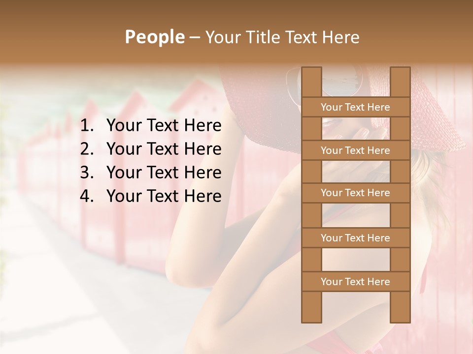 Fashion Sunglasses Seductive PowerPoint Template