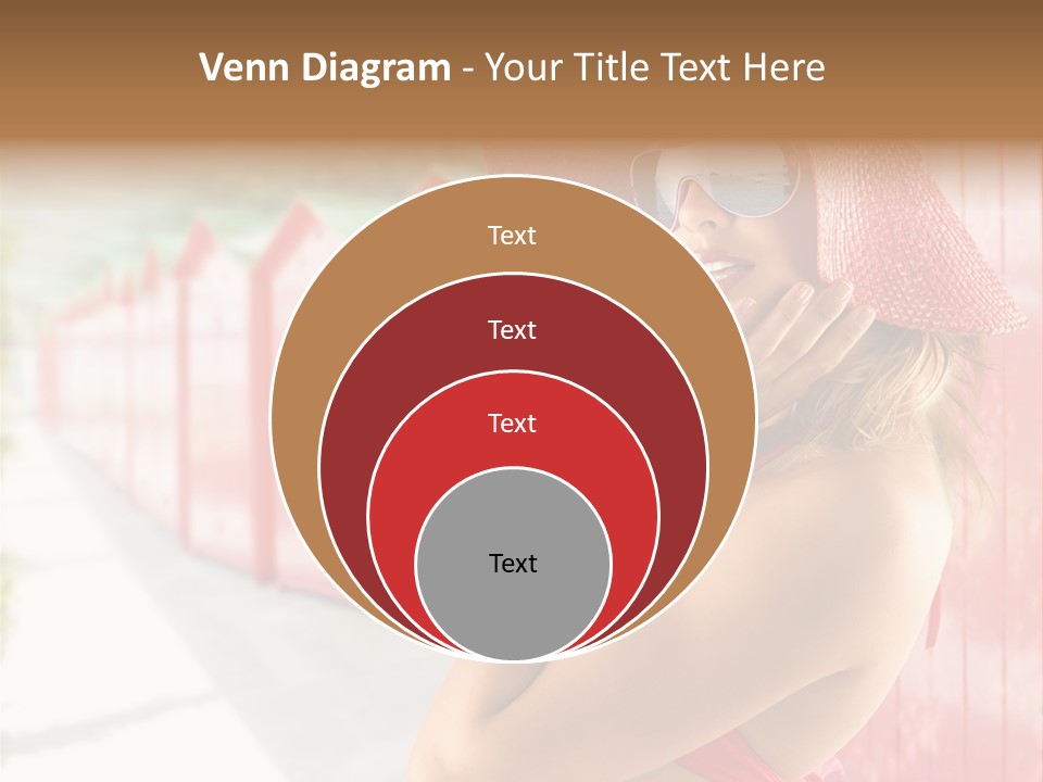 Fashion Sunglasses Seductive PowerPoint Template