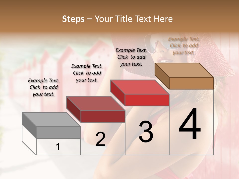 Fashion Sunglasses Seductive PowerPoint Template