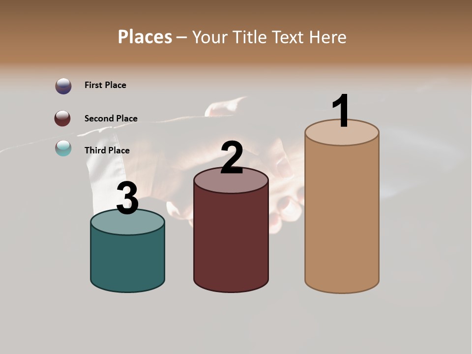 Partnership Negotiating Gesturing PowerPoint Template