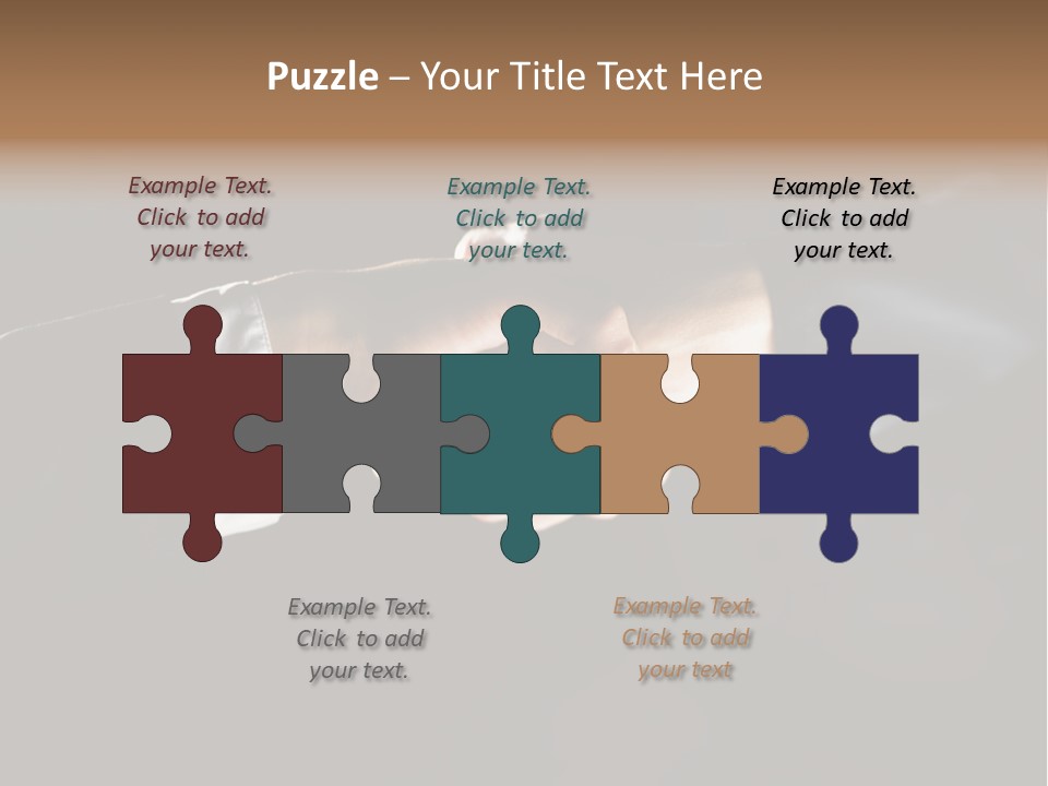 Partnership Negotiating Gesturing PowerPoint Template