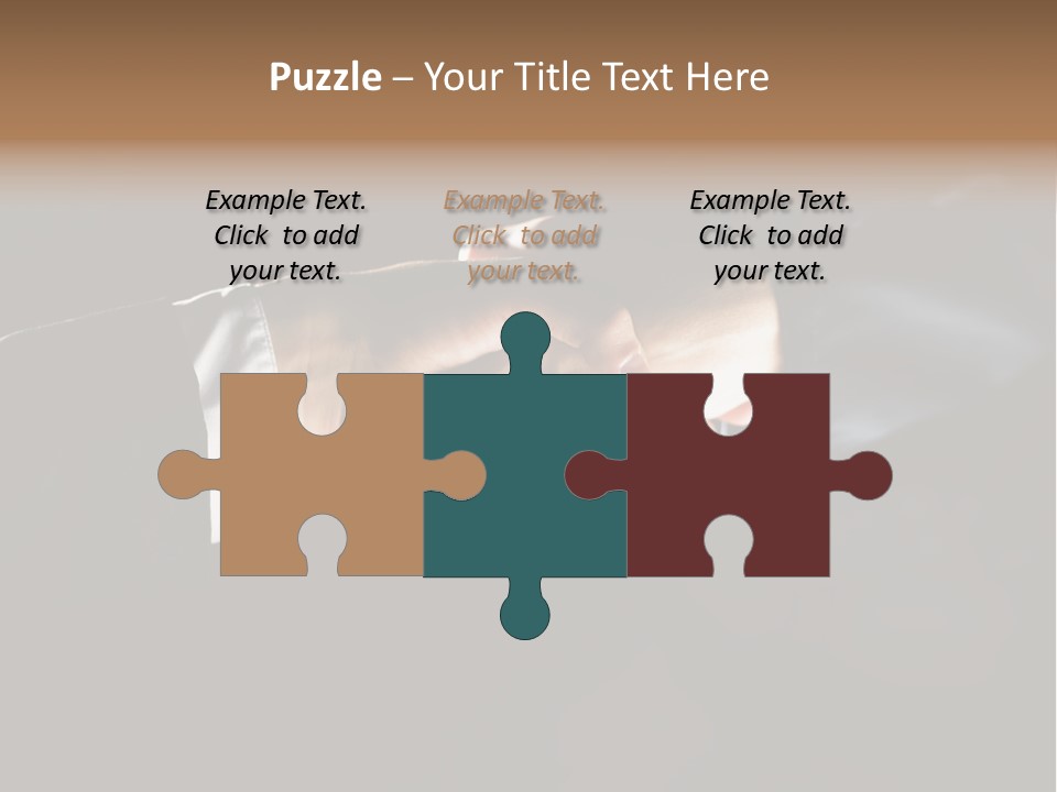 Partnership Negotiating Gesturing PowerPoint Template