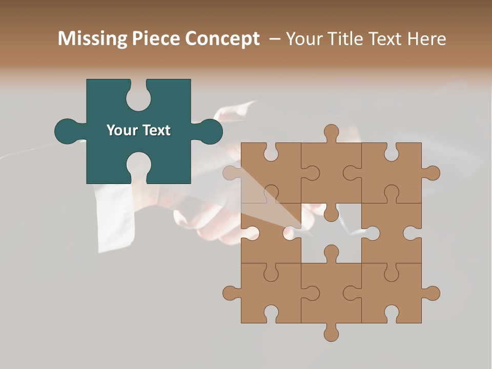 Partnership Negotiating Gesturing PowerPoint Template