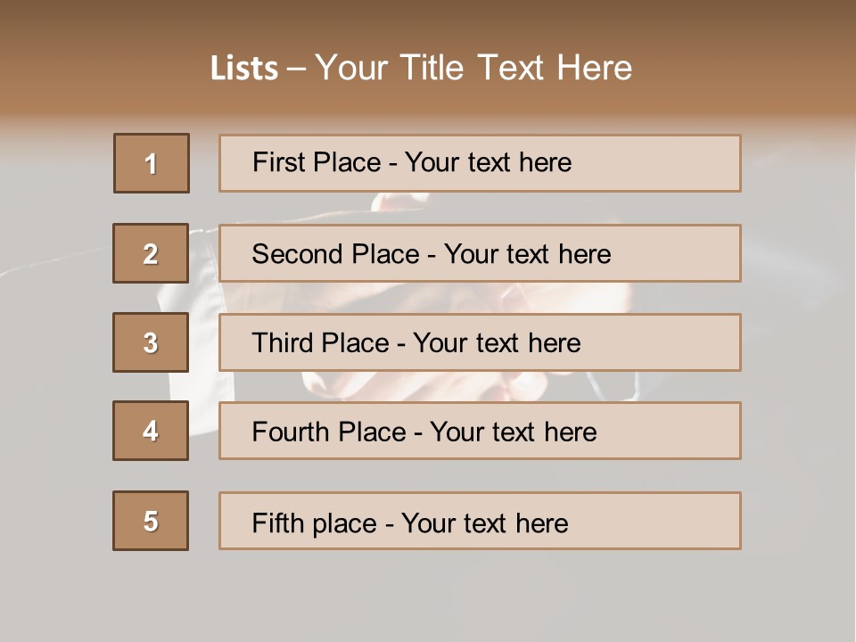 Partnership Negotiating Gesturing PowerPoint Template