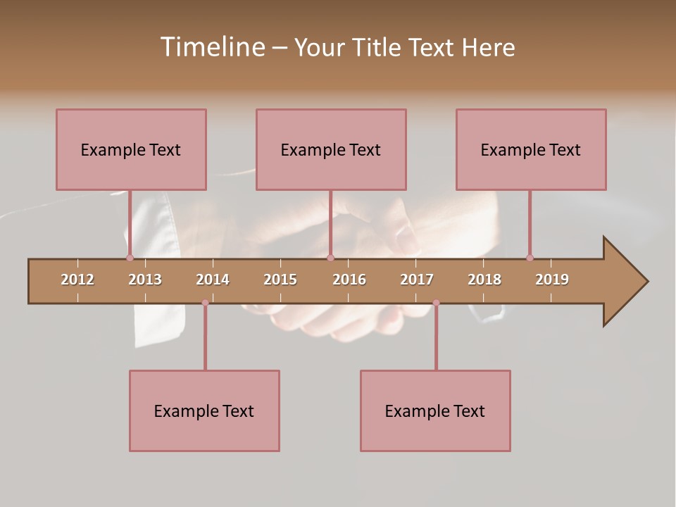 Partnership Negotiating Gesturing PowerPoint Template