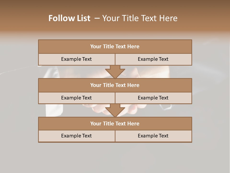 Partnership Negotiating Gesturing PowerPoint Template