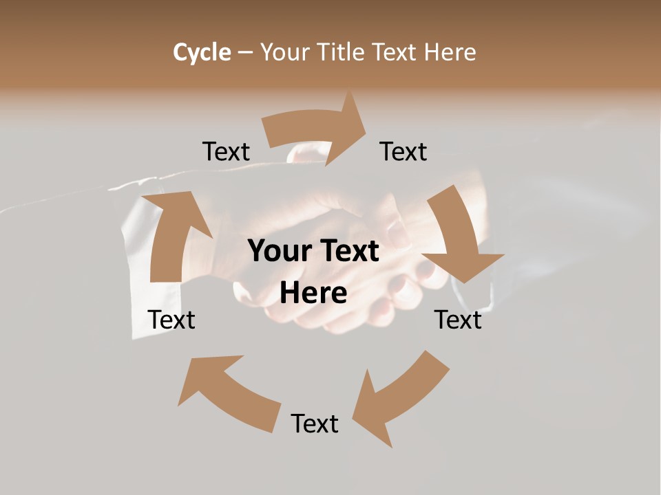 Partnership Negotiating Gesturing PowerPoint Template