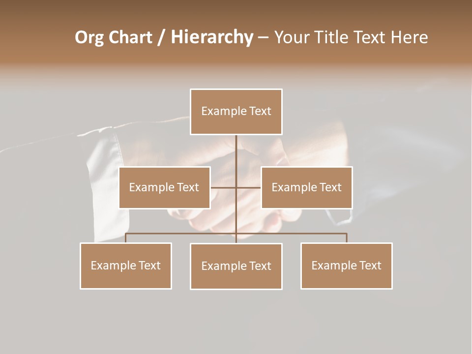 Partnership Negotiating Gesturing PowerPoint Template