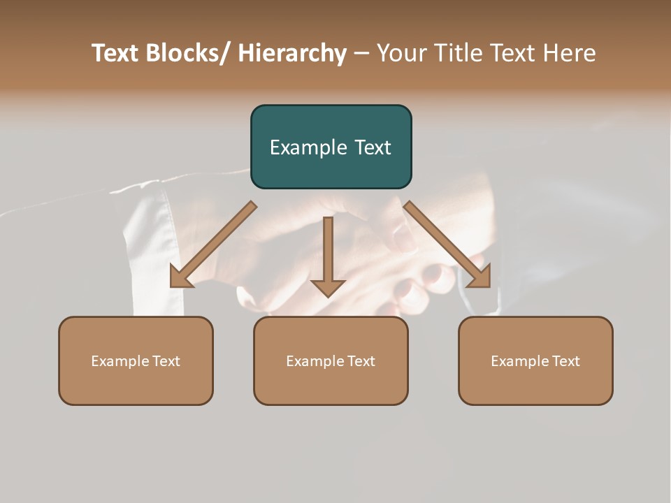 Partnership Negotiating Gesturing PowerPoint Template