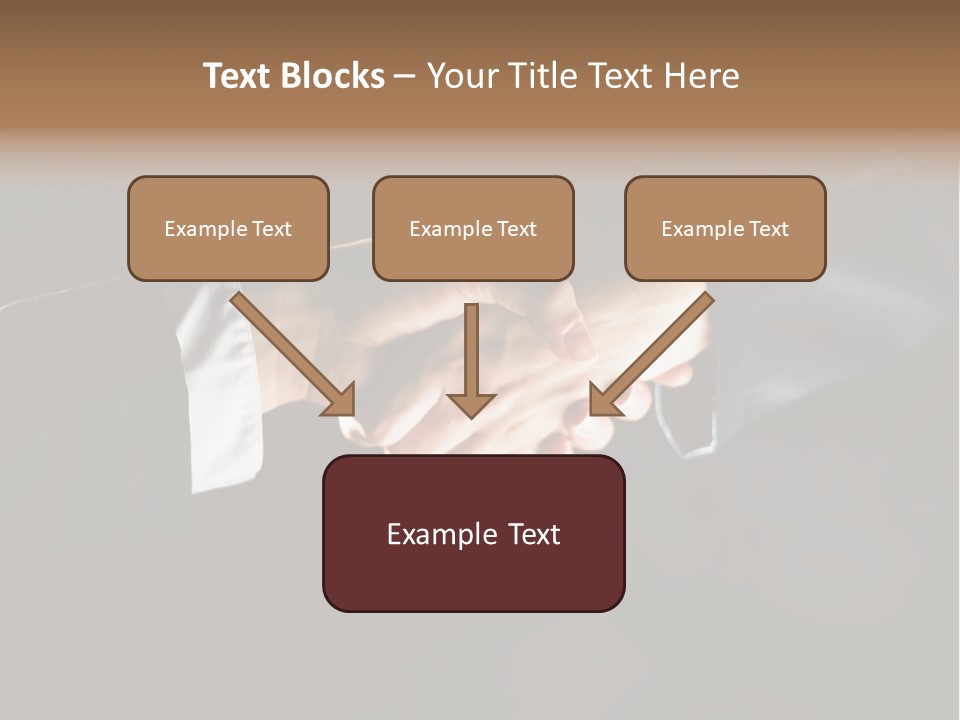 Partnership Negotiating Gesturing PowerPoint Template