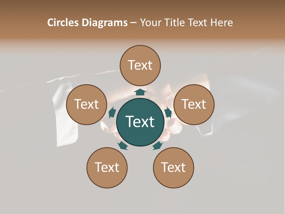 Partnership Negotiating Gesturing PowerPoint Template