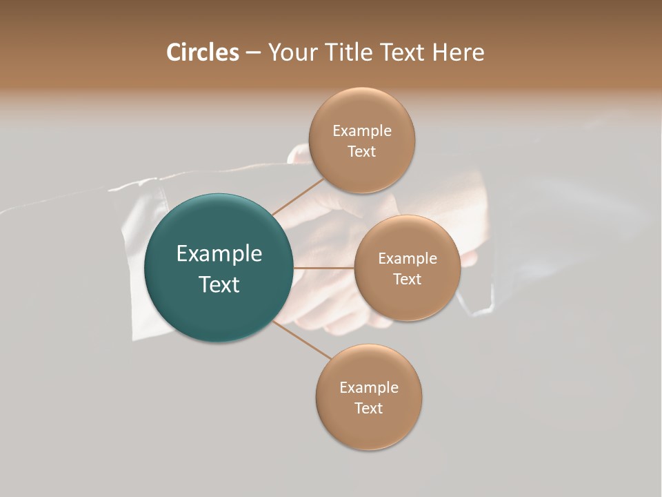 Partnership Negotiating Gesturing PowerPoint Template