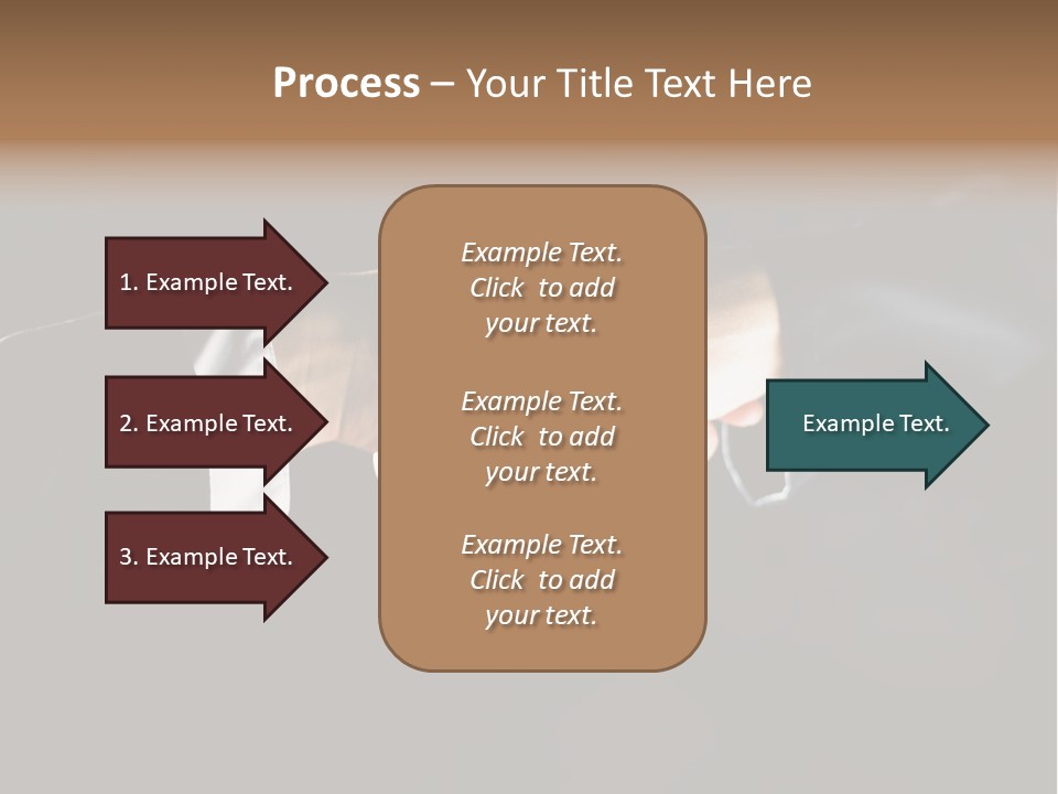 Partnership Negotiating Gesturing PowerPoint Template