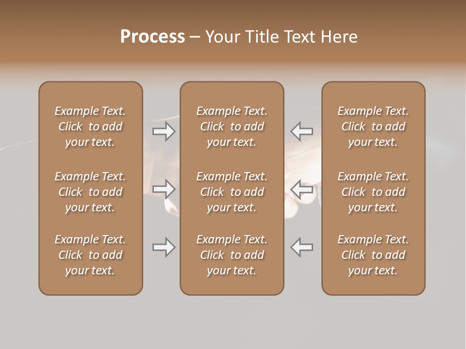 Partnership Negotiating Gesturing PowerPoint Template