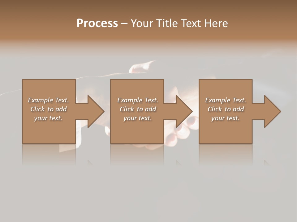 Partnership Negotiating Gesturing PowerPoint Template