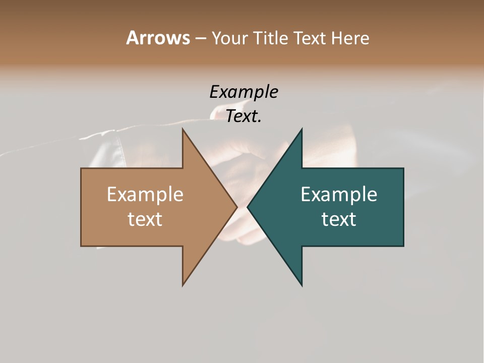 Partnership Negotiating Gesturing PowerPoint Template