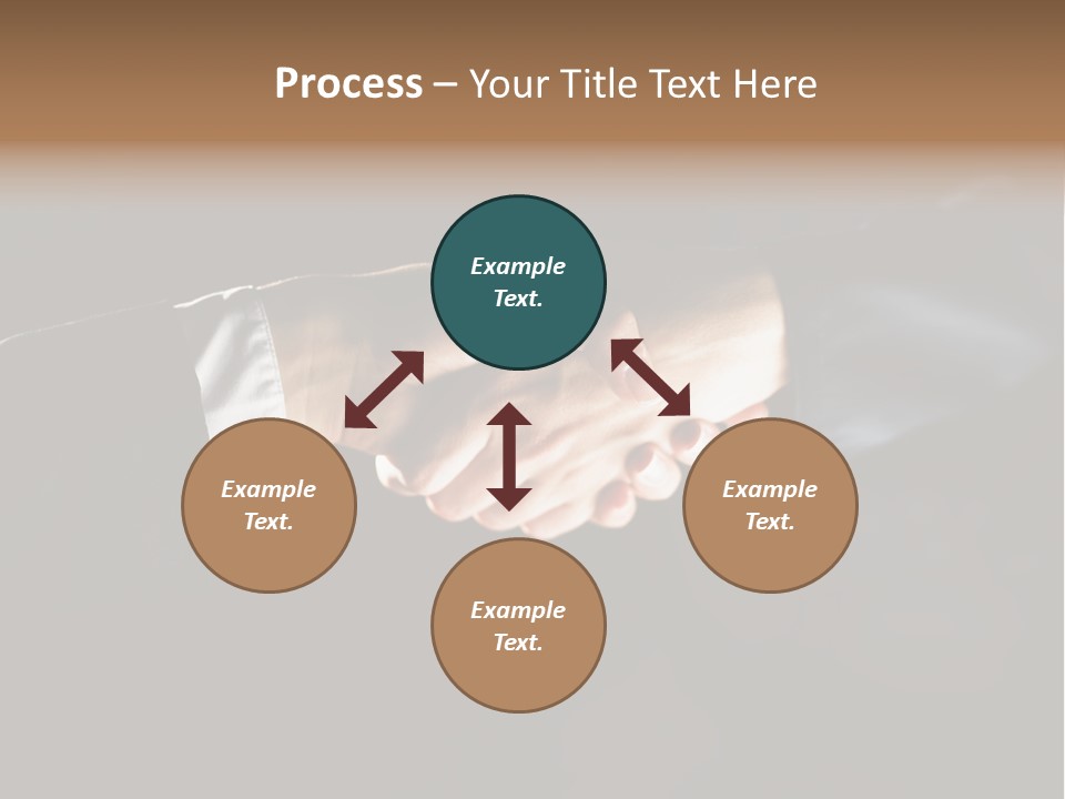 Partnership Negotiating Gesturing PowerPoint Template