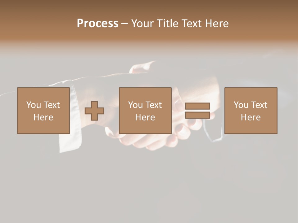 Partnership Negotiating Gesturing PowerPoint Template