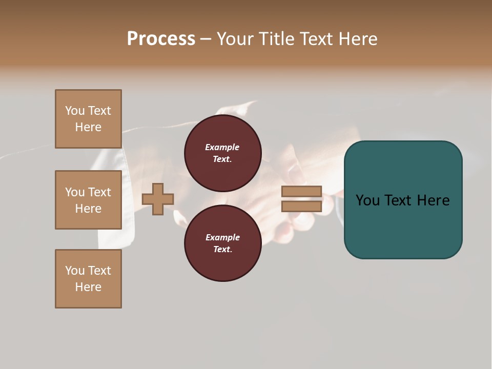 Partnership Negotiating Gesturing PowerPoint Template