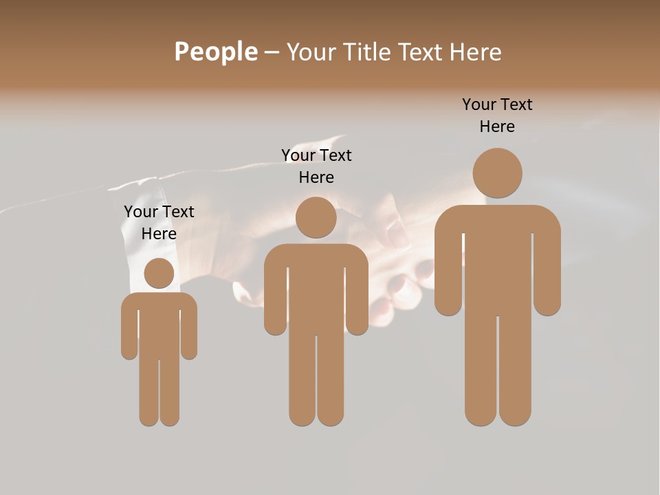 Partnership Negotiating Gesturing PowerPoint Template