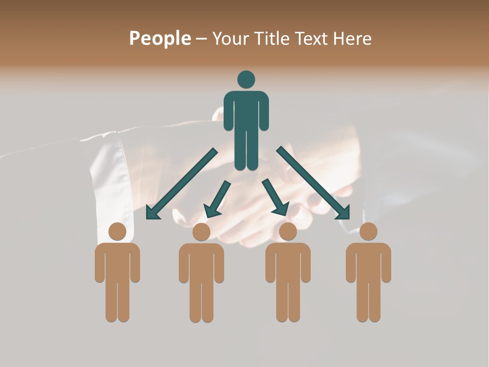 Partnership Negotiating Gesturing PowerPoint Template