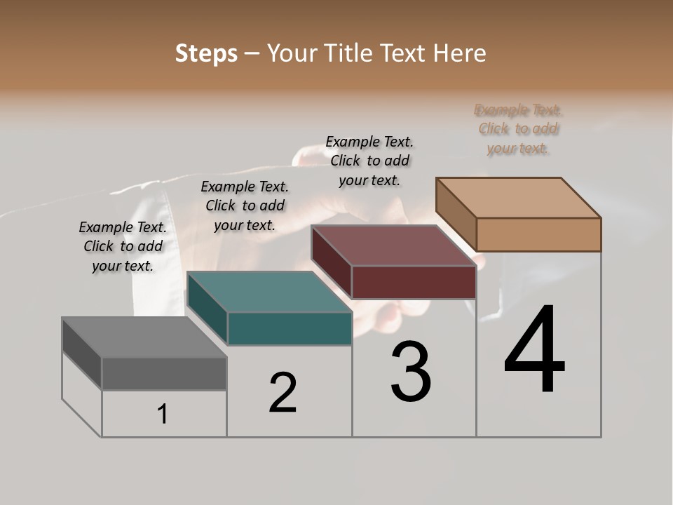 Partnership Negotiating Gesturing PowerPoint Template