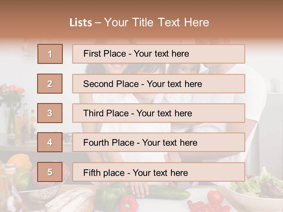 Peppers Adorable Preparing PowerPoint Template