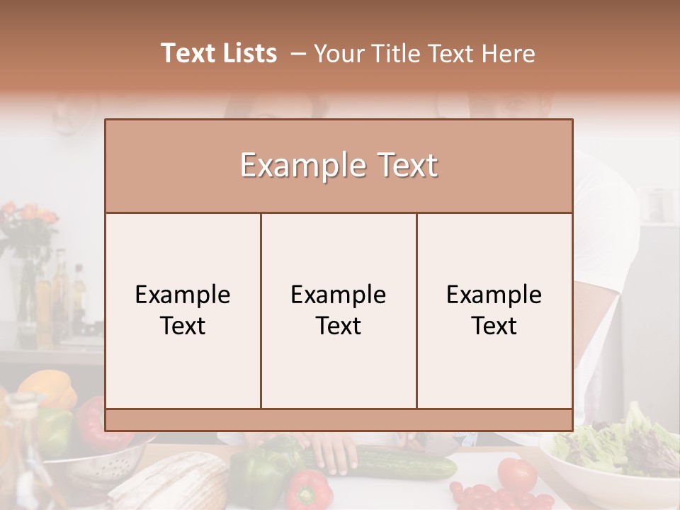 Peppers Adorable Preparing PowerPoint Template