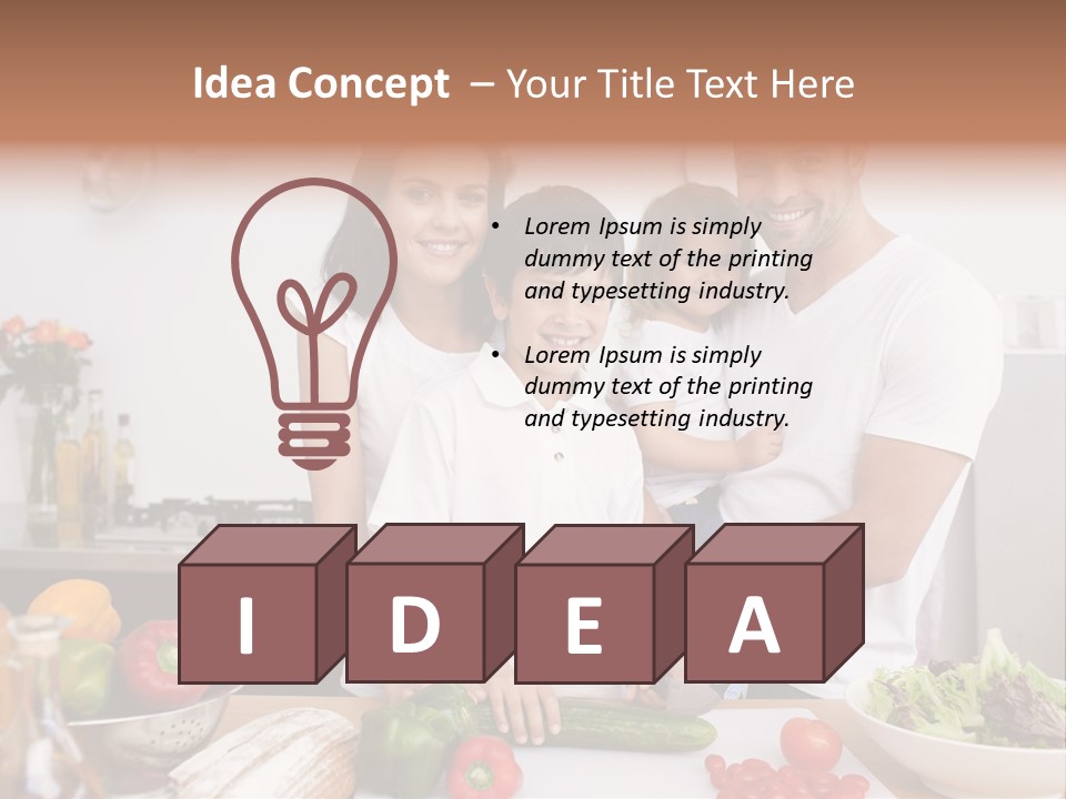 Peppers Adorable Preparing PowerPoint Template