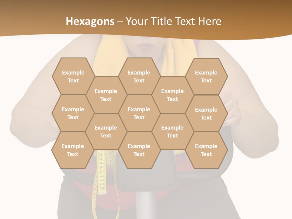 Caucasian Weight Sexy PowerPoint Template