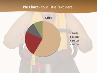 Caucasian Weight Sexy PowerPoint Template