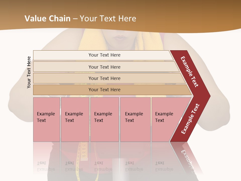 Caucasian Weight Sexy PowerPoint Template