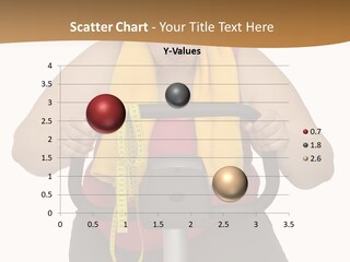 Caucasian Weight Sexy PowerPoint Template