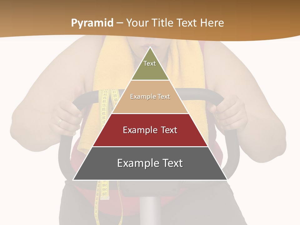 Caucasian Weight Sexy PowerPoint Template