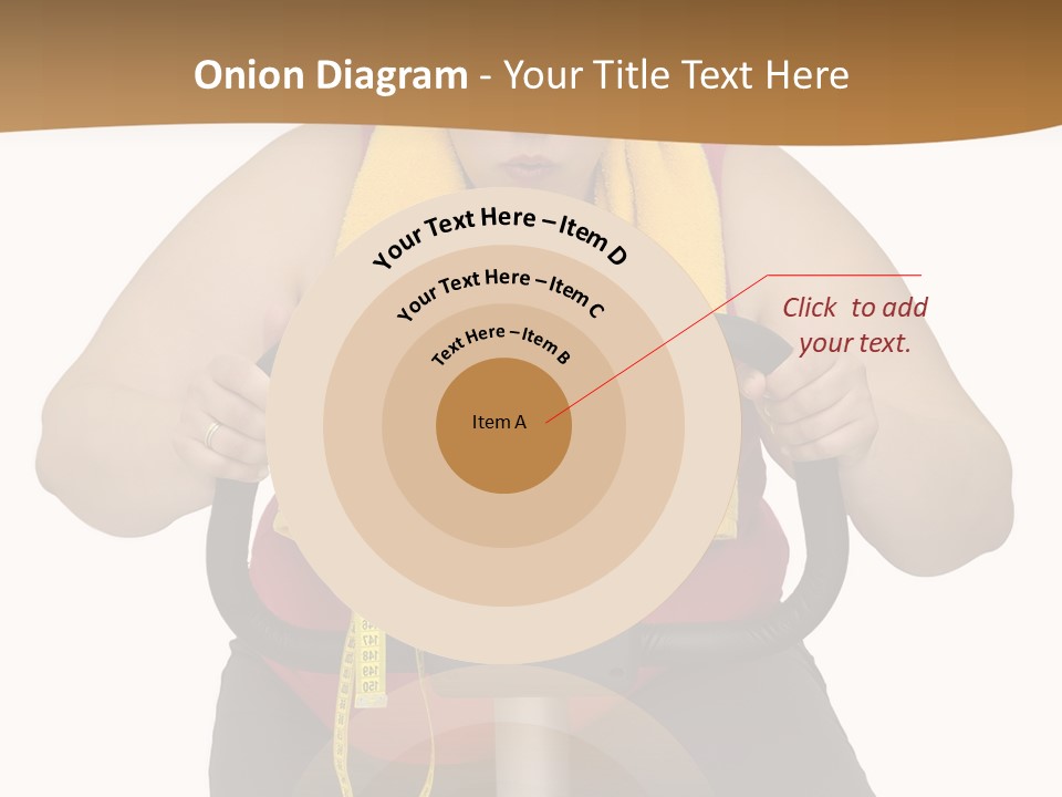 Caucasian Weight Sexy PowerPoint Template