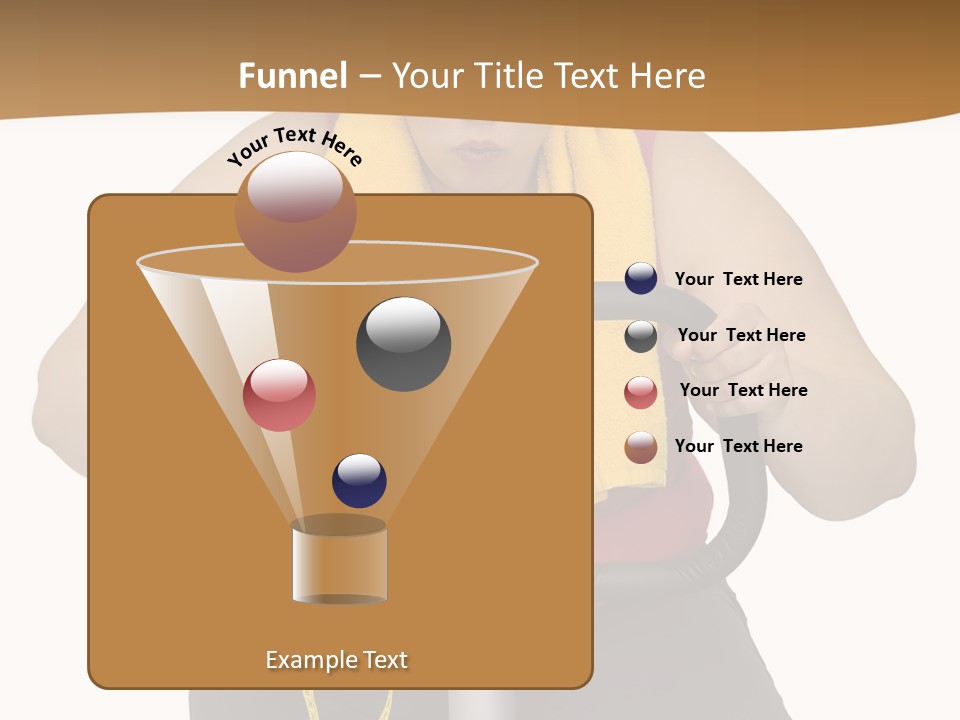 Caucasian Weight Sexy PowerPoint Template