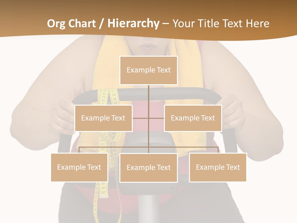 Caucasian Weight Sexy PowerPoint Template