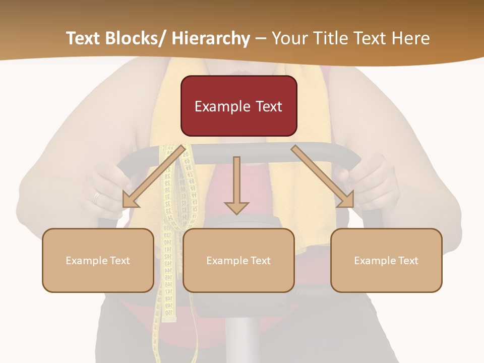 Caucasian Weight Sexy PowerPoint Template