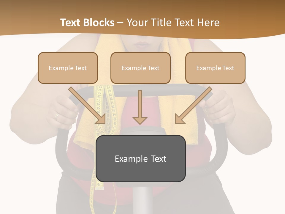 Caucasian Weight Sexy PowerPoint Template