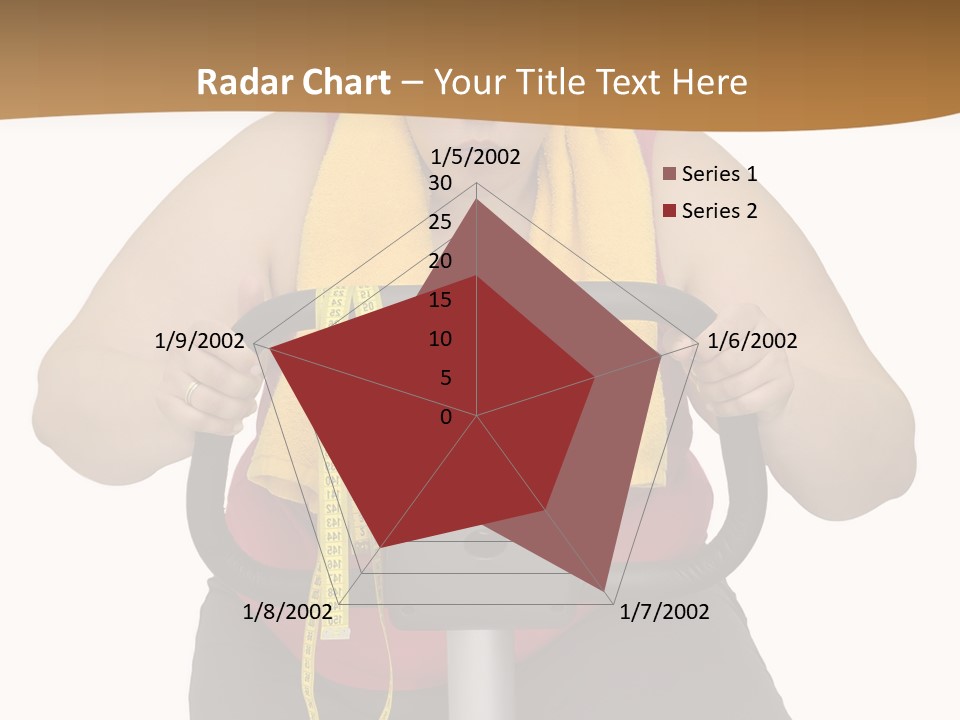 Caucasian Weight Sexy PowerPoint Template
