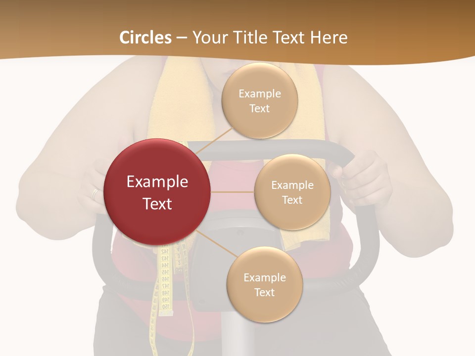 Caucasian Weight Sexy PowerPoint Template