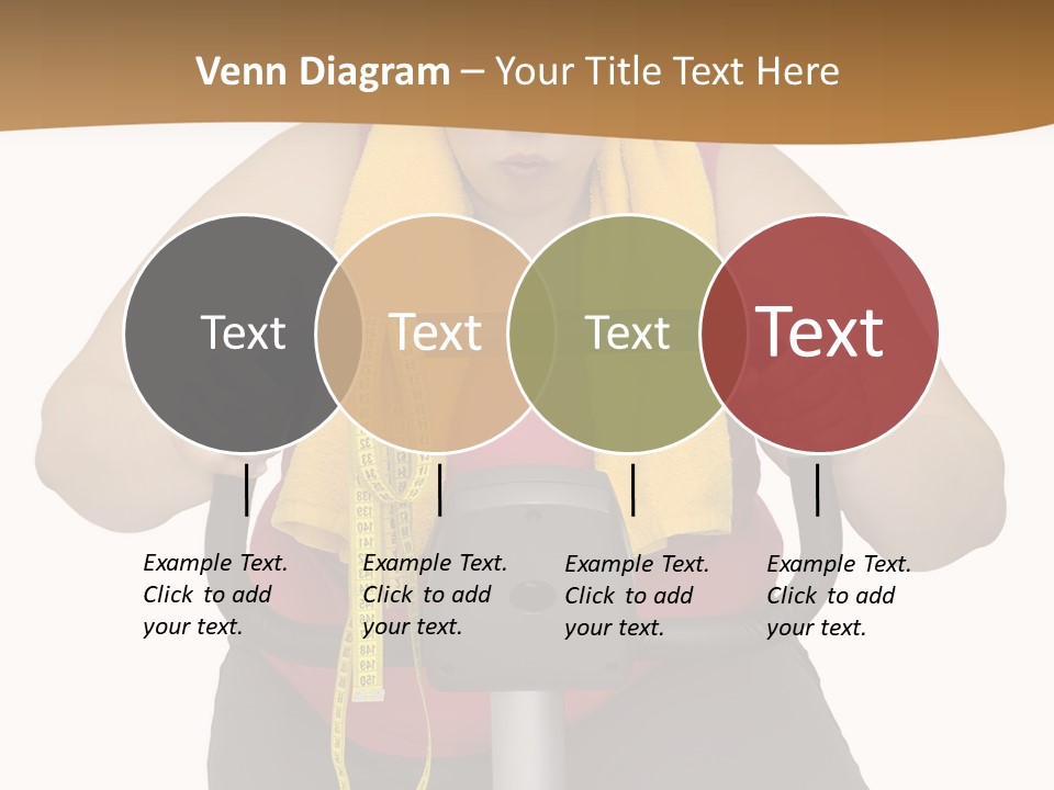 Caucasian Weight Sexy PowerPoint Template