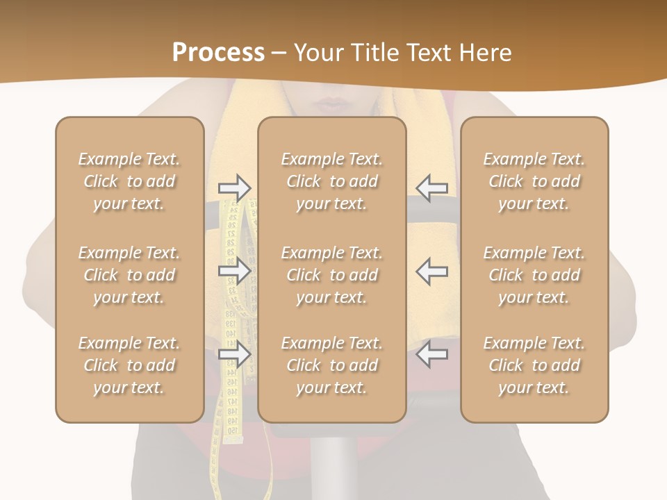 Caucasian Weight Sexy PowerPoint Template