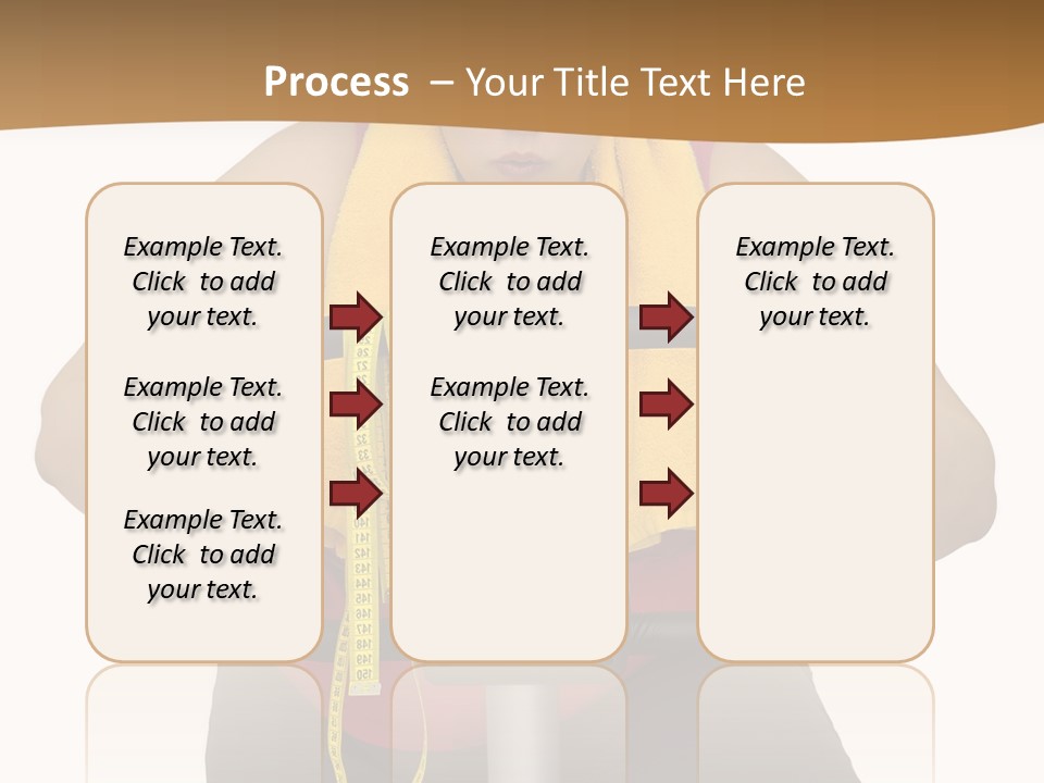 Caucasian Weight Sexy PowerPoint Template