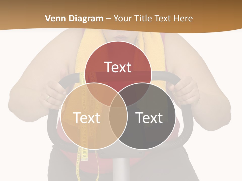 Caucasian Weight Sexy PowerPoint Template