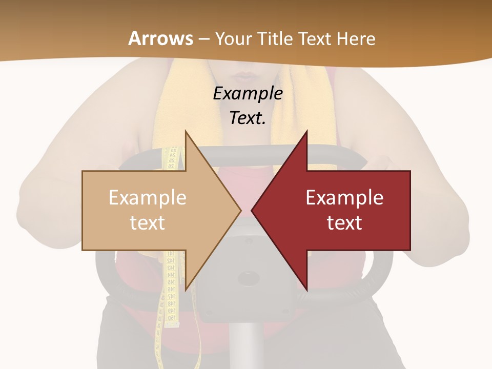 Caucasian Weight Sexy PowerPoint Template