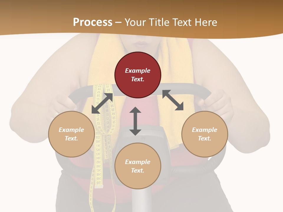 Caucasian Weight Sexy PowerPoint Template