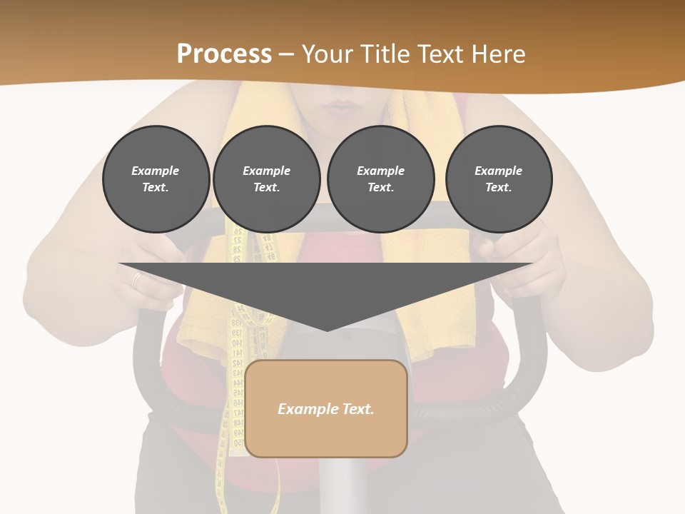 Caucasian Weight Sexy PowerPoint Template