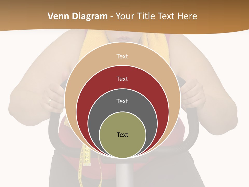 Caucasian Weight Sexy PowerPoint Template