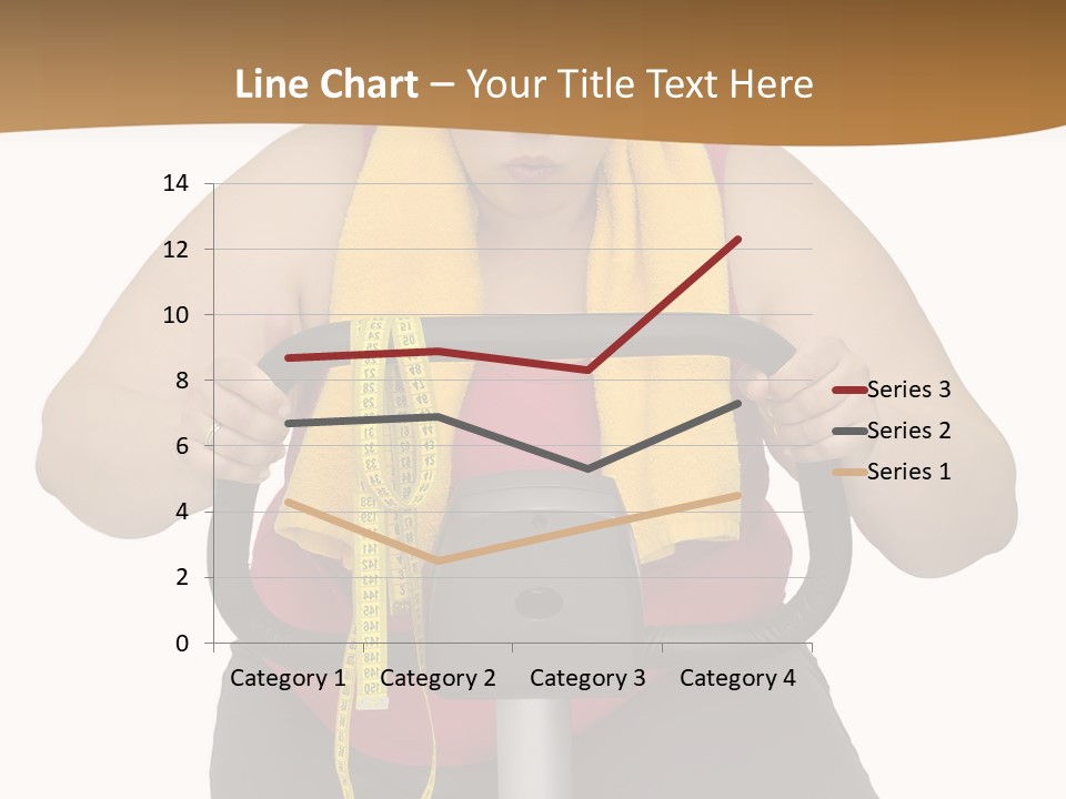 Caucasian Weight Sexy PowerPoint Template